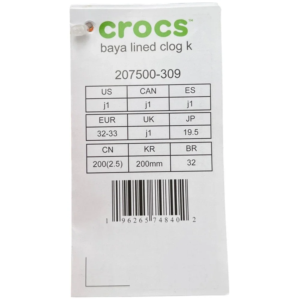 CROCS new tags